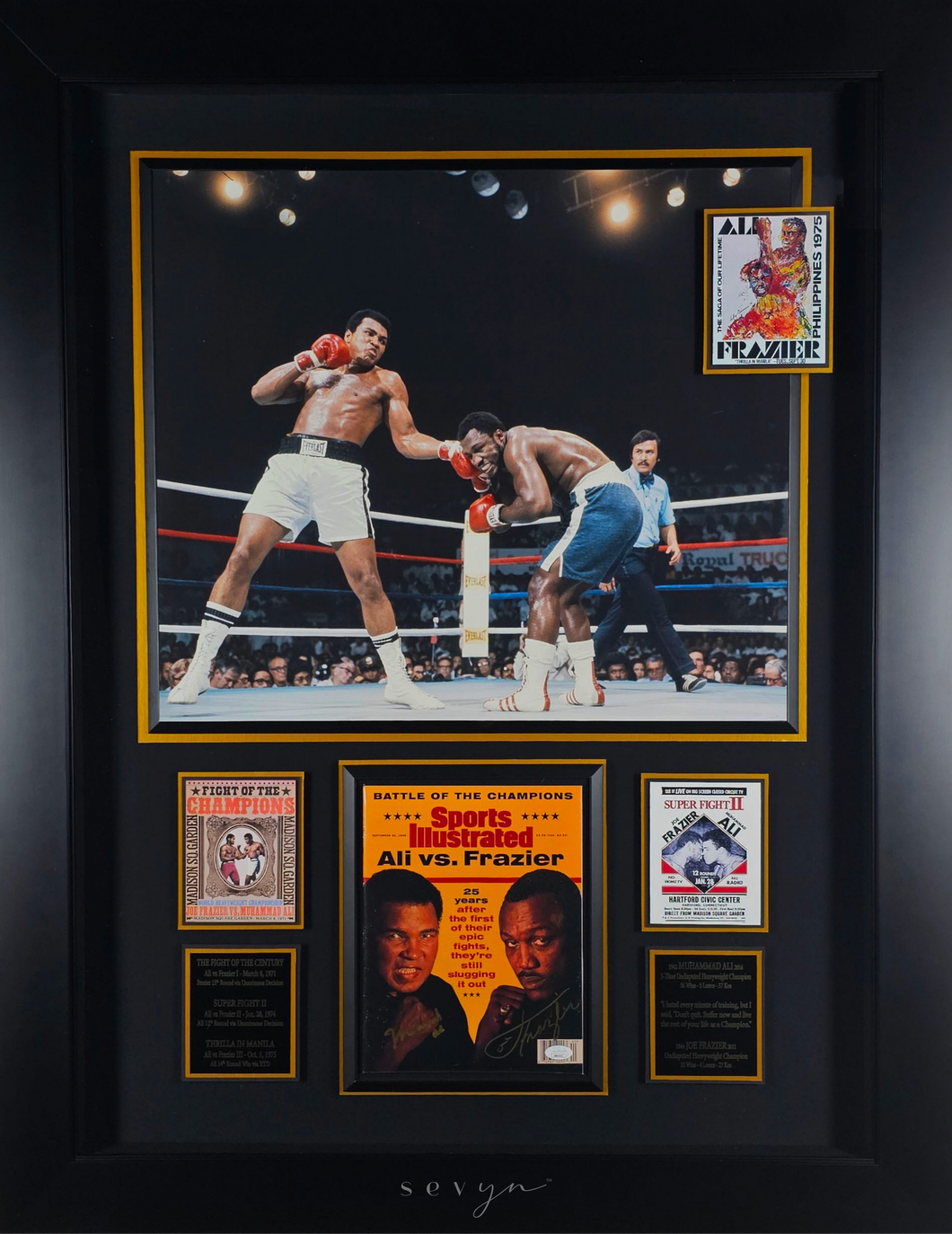 Ali vs Frazier – The Fight Trilogy Collectible