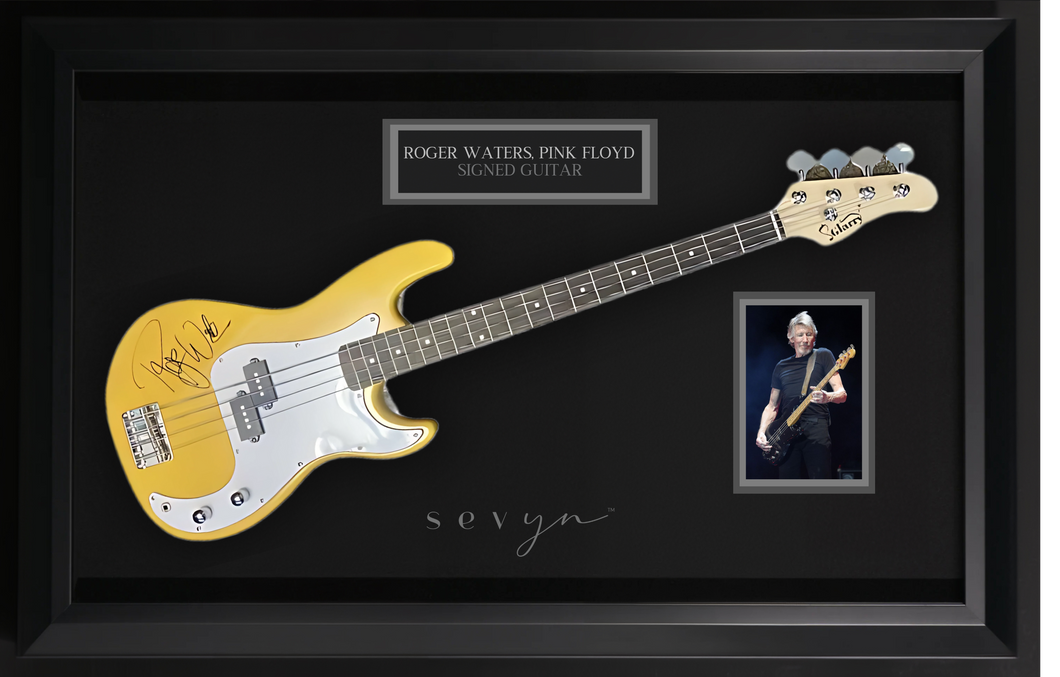 Roger Waters Signed Bass Guitar – Pink Floyd Collectible