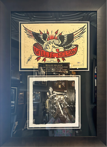 Willie Nelson Authenticated Signed poster