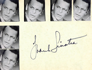 The Rat Pack with Authenticated Signatures of Martin, Sinatra and Davis, Jr. will Cue and Balls