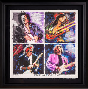 "Rock Lives On!" Painting by Dick Zimmerman