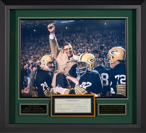 Vince Lombardi Super Bowl 1 Green Bay with PSA Authenticated Signed