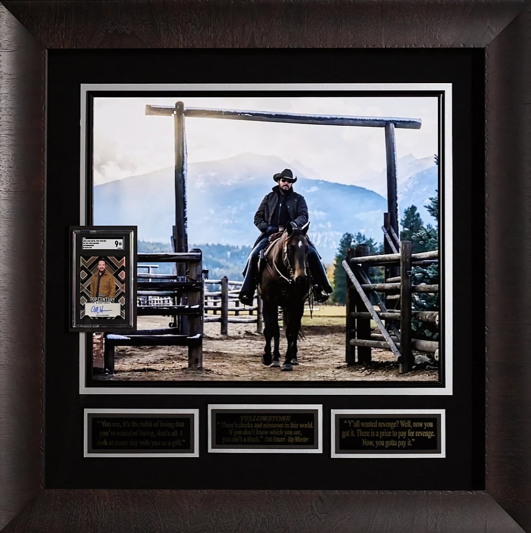Yellowstone with Authenticated Signature of Cole Hauser (Rip Wheeler)