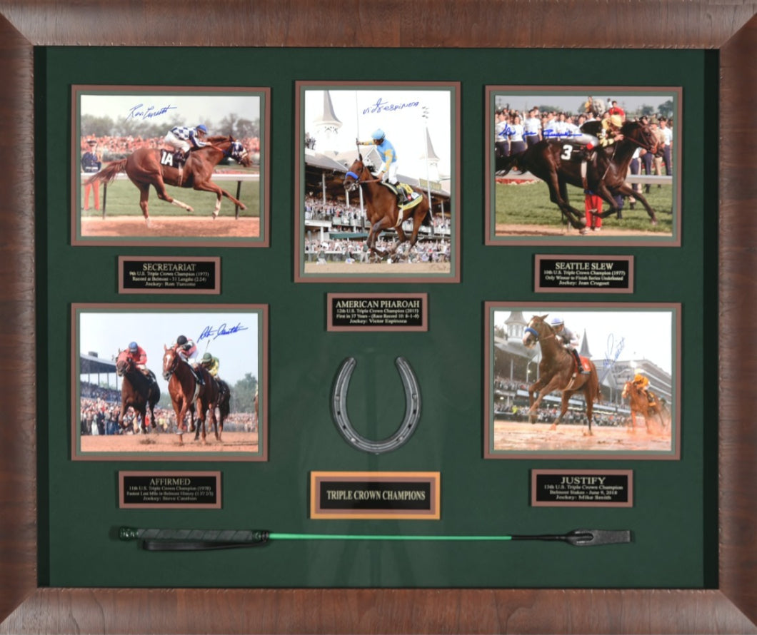 Triple Crown Champions autographed collection of all five champions