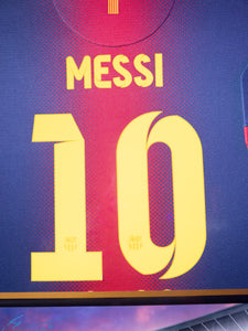 Lionel Messi Autographed Offical FCB Jersey