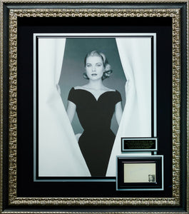 Grace Kelly Signature Card Display