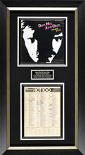 Load image into Gallery viewer, Hall &amp; Oates Autographed Billboard Chart Display

