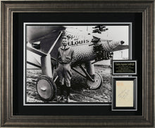 Load image into Gallery viewer, Charles Lindbergh &quot;Lucky Lindy&quot; Autographed Display
