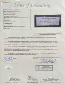 Wright Brothers Autographed Aviation Display