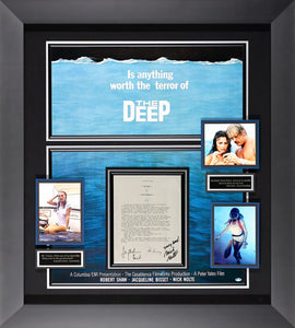 The Deep Autographed Movie Display