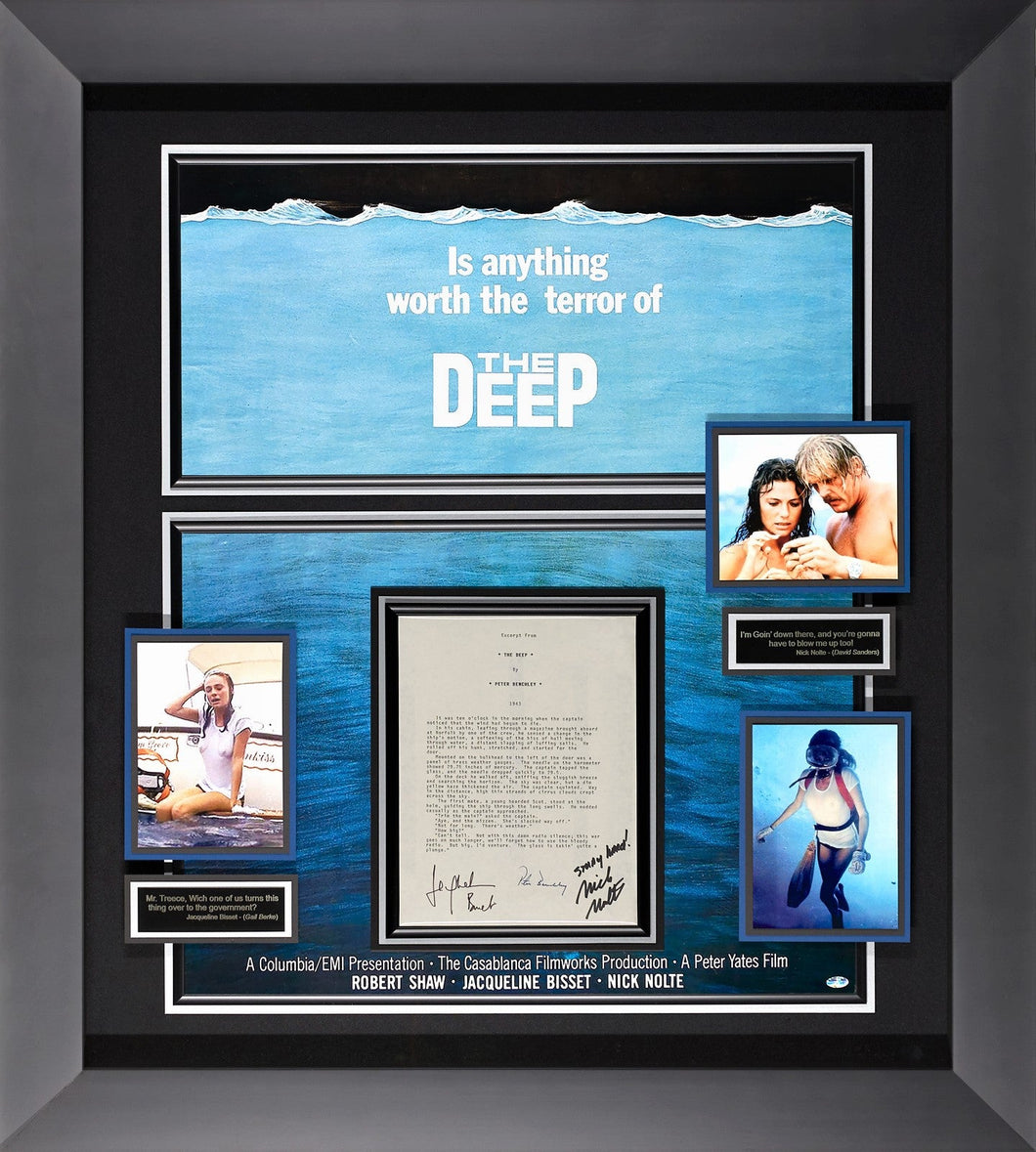 The Deep Autographed Movie Display