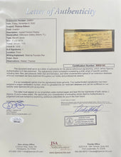 Load image into Gallery viewer, Thomas Edison Autographed Cheque Display
