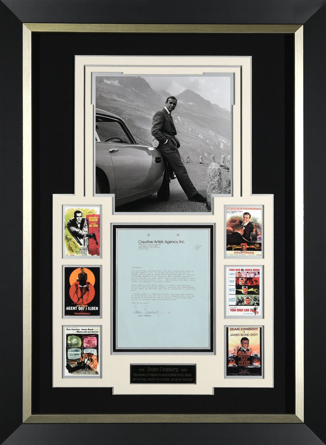 Sean Connery as James Bond - Autographed Movie Collection