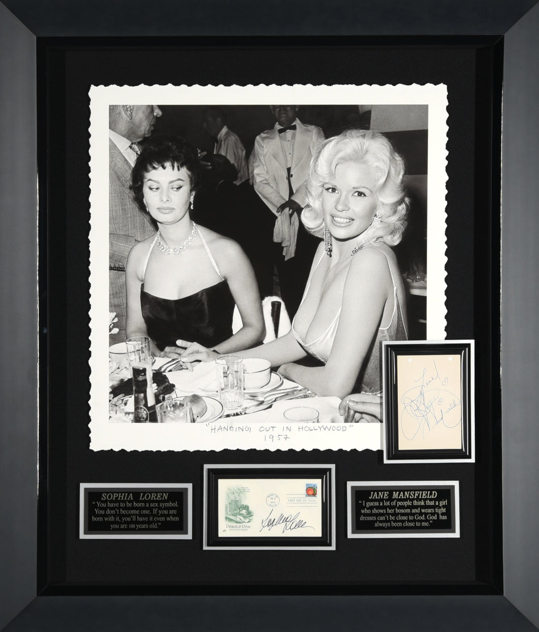 Hanging Out In Hollywood Autographed Display