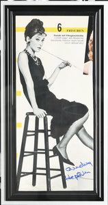 Breakfast at Tiffany's Audrey Hepburn Signed Movie Display