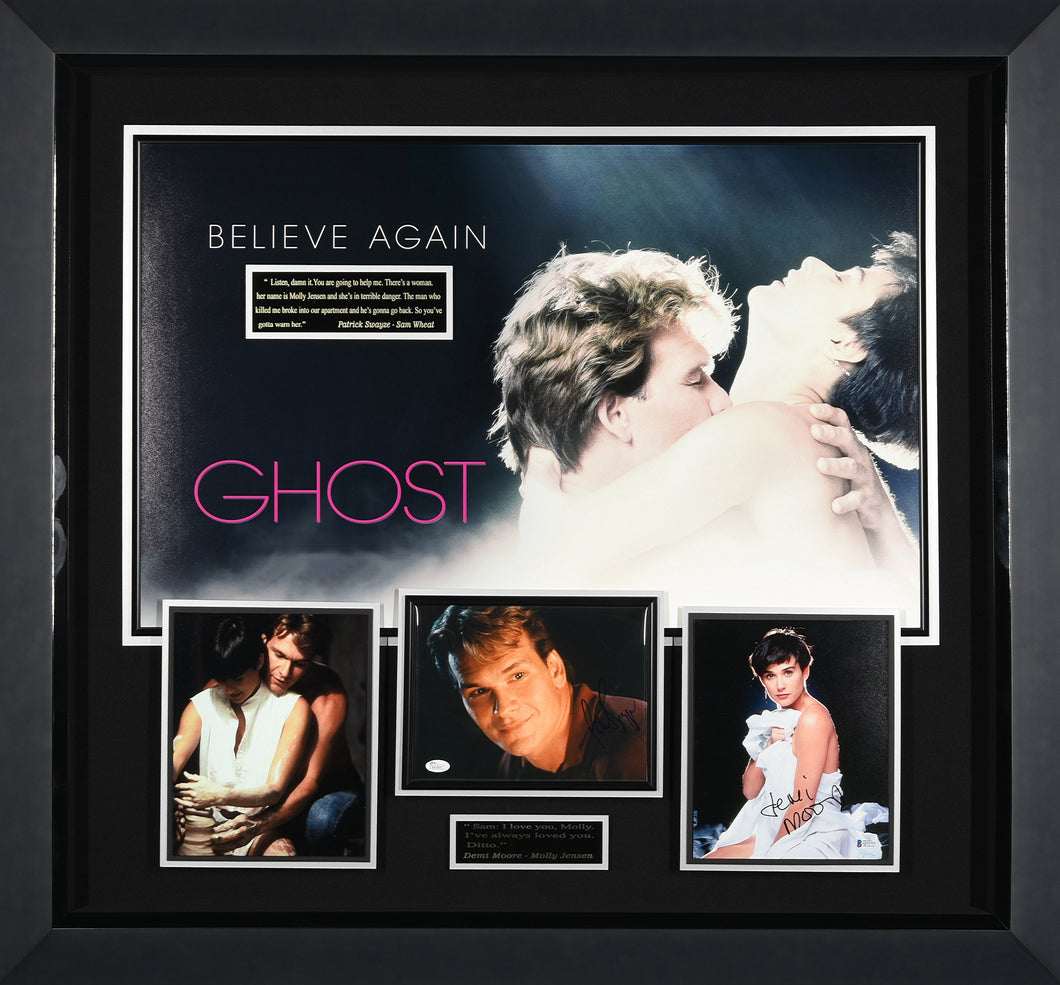 Ghost Autographed by Patrick Swayze and Demi Moore