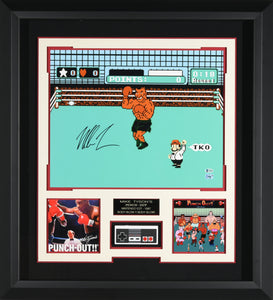 Mike Tyson's Punch-Out Autographed Display