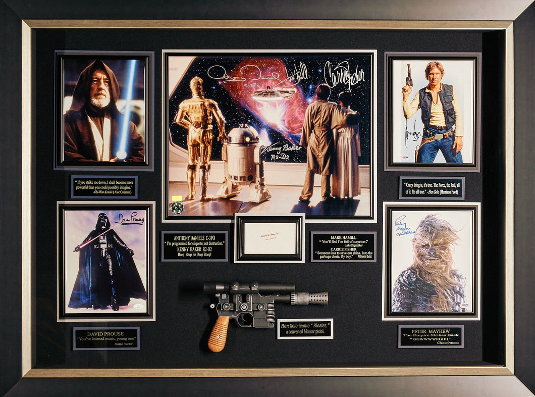 Original Star Wars Movie with Authenticated Autographs from Entire Cast