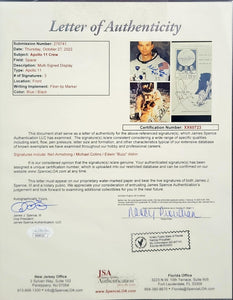 Apollo 11 With Authenticated Signature From All Three Astronauts