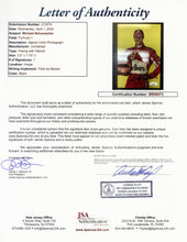 Load image into Gallery viewer, F1 Legend &amp; 7X World Champion Michael Schumacher with JSA signature
