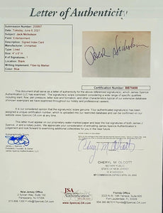 Jack Nicholson with JSA Authenticated Signature