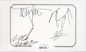 Motley Crue with Authenticated Signatures from All Members of the Band.