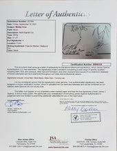 Load image into Gallery viewer, Motley Crue with Authenticated Signatures from All Members of the Band.
