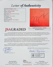 Load image into Gallery viewer, Michael Jordan &quot;Rare Air&quot; with Six Replica Championship Rings and authenticated signature.
