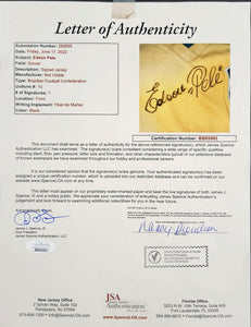Pele Authenticated Signed Soccer Jersey