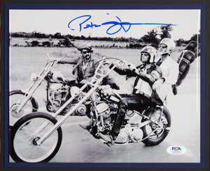 Easy Rider Authenticated Signed Album Cover and B&W Photo of Peter Fonda