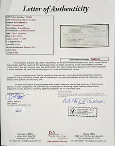 The Color of Money Movie Poster with Authenticated Signed Photos and Document of Paul Newman and Tom Cruise