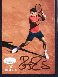 Roger Federer JSA authenticated Signature