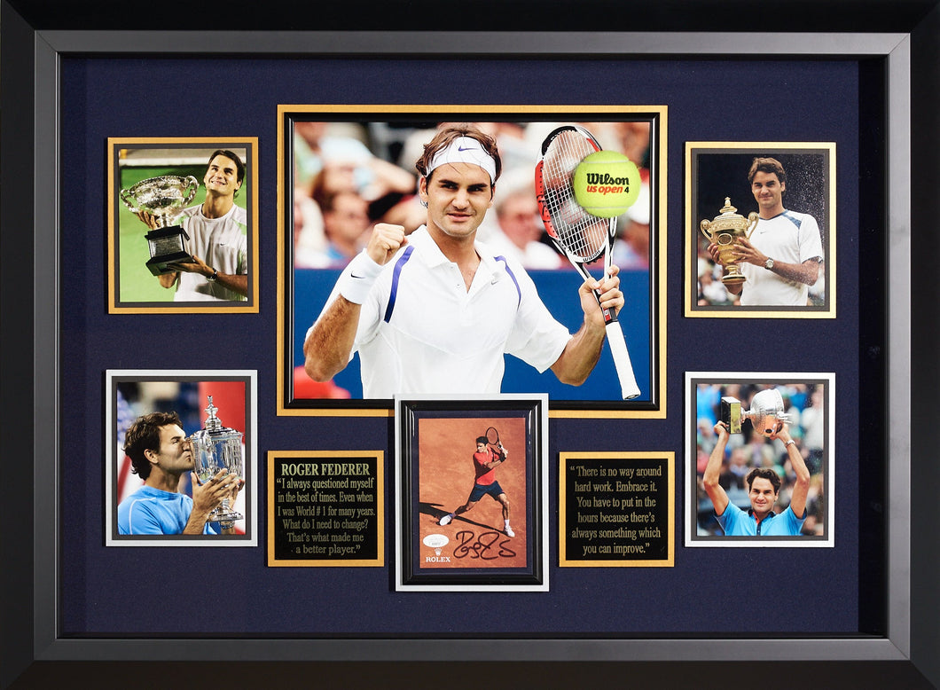 Roger Federer JSA authenticated Signature