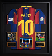Load image into Gallery viewer, Lionel Messi Authenticated Signed Soccer Jersey - Official FC Barcelona Licensed Product
