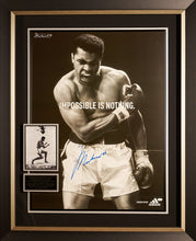 Load image into Gallery viewer, Autographed &quot;Impossible Is Nothing&quot; Adidas Poster Ad signed by Muhammad Ali
