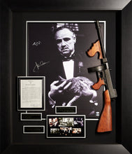 Load image into Gallery viewer, Marlon Brando Signed Godfather poster and Signed Letter with Replica Prop from the movie

