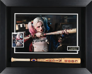 Margot Robbie Autographed Harley Quinn Suicide Squad Movie Display