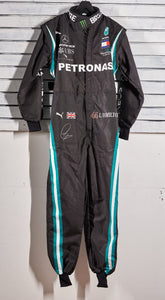 F1 7X World Champion Lewis Hamilton Signed Mercedes Racesuit
