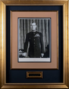 Prince Phillip Duke of Edinburgh JSA Authenticated Autographed Portrait