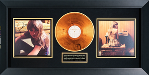 Taylor Swift Midnights Blood Moon Vinyl Album Anti-Hero with Autographed Photo