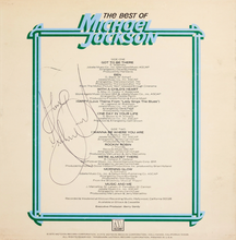 Load image into Gallery viewer, Extremely Rare Michael Jackson The Best of Album Autograph
