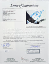 Load image into Gallery viewer, Bruce Springsteen and Big Man Authenticated Signatures with Sax and Album Cover and LP
