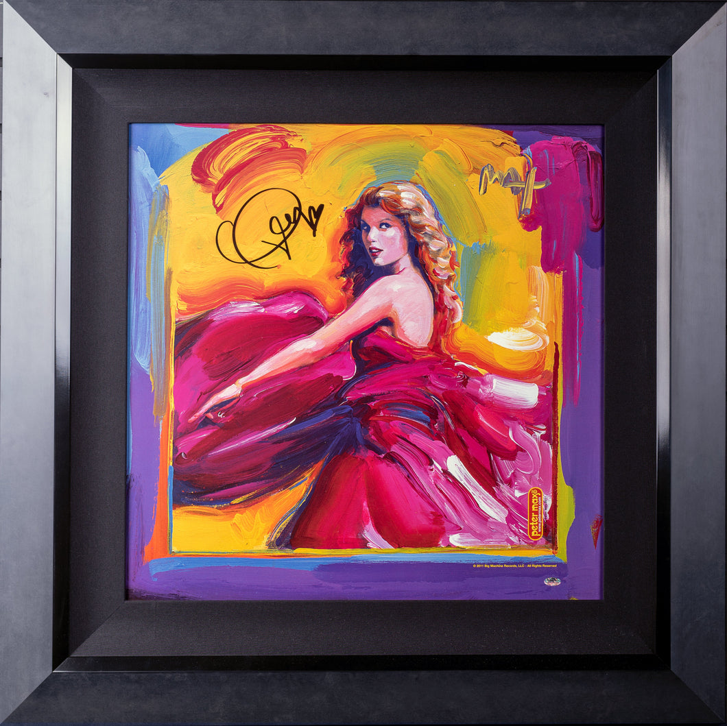 Taylor Swift Autographed Display JSA Framed Signed 32x32